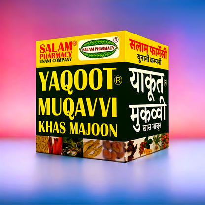 Yaqoot Muqavvi Khas Majoon | A natural herbal Medicine that improves joints lubrication, strengthens nerves, boosts immunity, supports strong bones, and refreshes skin for a healthier, more youthful you.